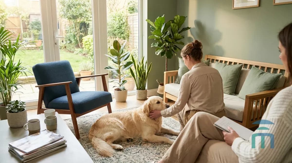 ¿Cómo ayuda la terapia con perros en trastornos alimenticios?